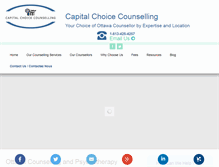 Tablet Screenshot of capitalchoicecounselling.com
